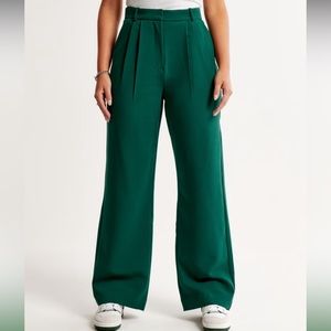 Abercrombie & Fitch Sloane Tailored Pants Green